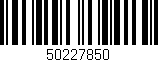 Código de barras (EAN, GTIN, SKU, ISBN): '50227850'