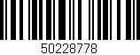 Código de barras (EAN, GTIN, SKU, ISBN): '50228778'