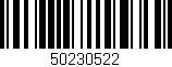 Código de barras (EAN, GTIN, SKU, ISBN): '50230522'