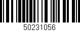 Código de barras (EAN, GTIN, SKU, ISBN): '50231056'
