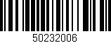 Código de barras (EAN, GTIN, SKU, ISBN): '50232006'