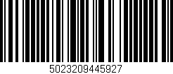 Código de barras (EAN, GTIN, SKU, ISBN): '5023209445927'