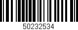Código de barras (EAN, GTIN, SKU, ISBN): '50232534'