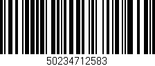 Código de barras (EAN, GTIN, SKU, ISBN): '50234712583'