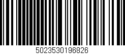 Código de barras (EAN, GTIN, SKU, ISBN): '5023530196826'