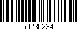 Código de barras (EAN, GTIN, SKU, ISBN): '50236234'