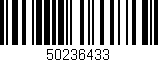 Código de barras (EAN, GTIN, SKU, ISBN): '50236433'