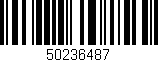 Código de barras (EAN, GTIN, SKU, ISBN): '50236487'
