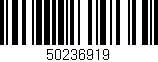 Código de barras (EAN, GTIN, SKU, ISBN): '50236919'