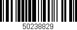 Código de barras (EAN, GTIN, SKU, ISBN): '50238829'