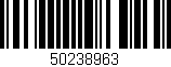 Código de barras (EAN, GTIN, SKU, ISBN): '50238963'