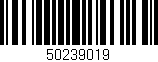 Código de barras (EAN, GTIN, SKU, ISBN): '50239019'