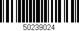Código de barras (EAN, GTIN, SKU, ISBN): '50239024'
