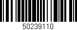 Código de barras (EAN, GTIN, SKU, ISBN): '50239110'