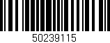 Código de barras (EAN, GTIN, SKU, ISBN): '50239115'