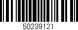 Código de barras (EAN, GTIN, SKU, ISBN): '50239121'