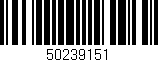 Código de barras (EAN, GTIN, SKU, ISBN): '50239151'