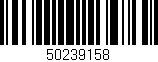 Código de barras (EAN, GTIN, SKU, ISBN): '50239158'