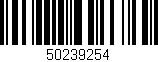 Código de barras (EAN, GTIN, SKU, ISBN): '50239254'