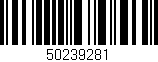 Código de barras (EAN, GTIN, SKU, ISBN): '50239281'