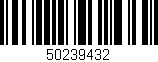 Código de barras (EAN, GTIN, SKU, ISBN): '50239432'