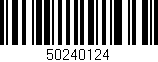 Código de barras (EAN, GTIN, SKU, ISBN): '50240124'