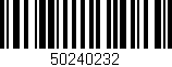Código de barras (EAN, GTIN, SKU, ISBN): '50240232'
