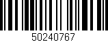 Código de barras (EAN, GTIN, SKU, ISBN): '50240767'