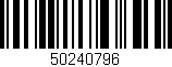 Código de barras (EAN, GTIN, SKU, ISBN): '50240796'