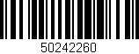 Código de barras (EAN, GTIN, SKU, ISBN): '50242260'