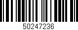 Código de barras (EAN, GTIN, SKU, ISBN): '50247236'
