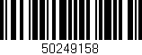 Código de barras (EAN, GTIN, SKU, ISBN): '50249158'