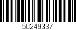 Código de barras (EAN, GTIN, SKU, ISBN): '50249337'