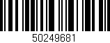 Código de barras (EAN, GTIN, SKU, ISBN): '50249681'