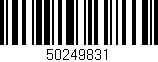 Código de barras (EAN, GTIN, SKU, ISBN): '50249831'