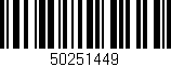 Código de barras (EAN, GTIN, SKU, ISBN): '50251449'