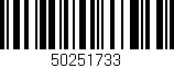 Código de barras (EAN, GTIN, SKU, ISBN): '50251733'