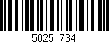 Código de barras (EAN, GTIN, SKU, ISBN): '50251734'