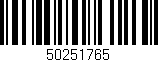 Código de barras (EAN, GTIN, SKU, ISBN): '50251765'