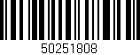 Código de barras (EAN, GTIN, SKU, ISBN): '50251808'
