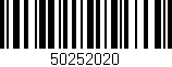 Código de barras (EAN, GTIN, SKU, ISBN): '50252020'