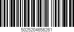 Código de barras (EAN, GTIN, SKU, ISBN): '5025204656261'