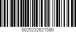 Código de barras (EAN, GTIN, SKU, ISBN): '5025232621590'