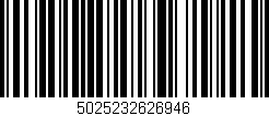 Código de barras (EAN, GTIN, SKU, ISBN): '5025232626946'