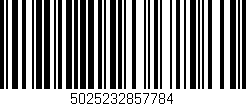 Código de barras (EAN, GTIN, SKU, ISBN): '5025232857784'