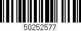 Código de barras (EAN, GTIN, SKU, ISBN): '50252577'