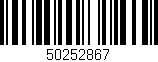 Código de barras (EAN, GTIN, SKU, ISBN): '50252867'