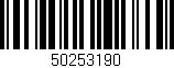 Código de barras (EAN, GTIN, SKU, ISBN): '50253190'