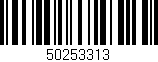 Código de barras (EAN, GTIN, SKU, ISBN): '50253313'