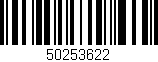 Código de barras (EAN, GTIN, SKU, ISBN): '50253622'